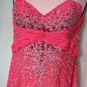 Hot Pink Prom Dress